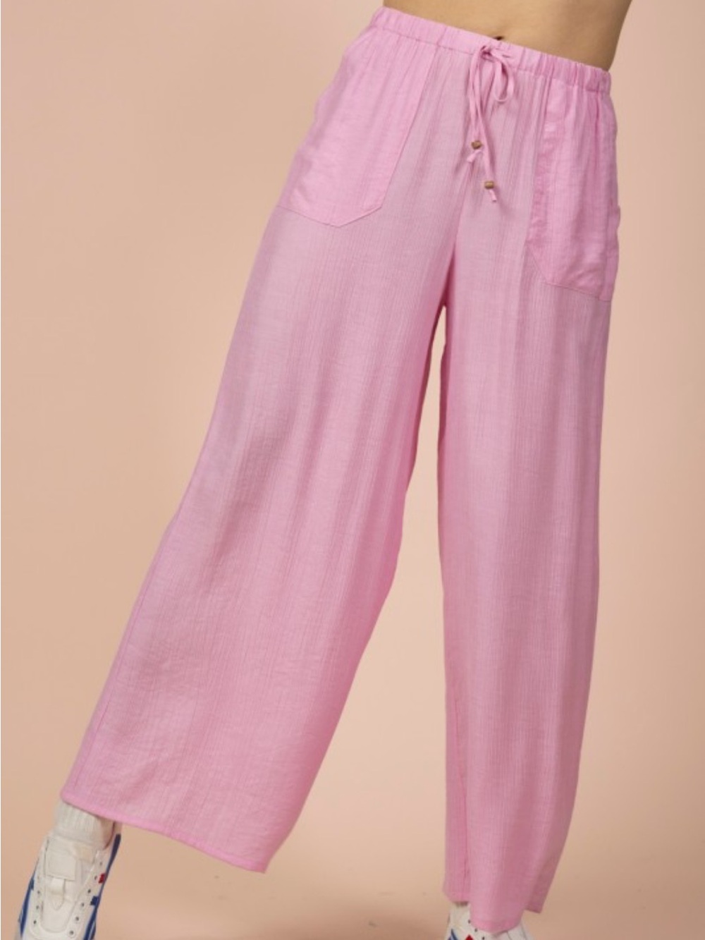 Wide Leg Woven Pants